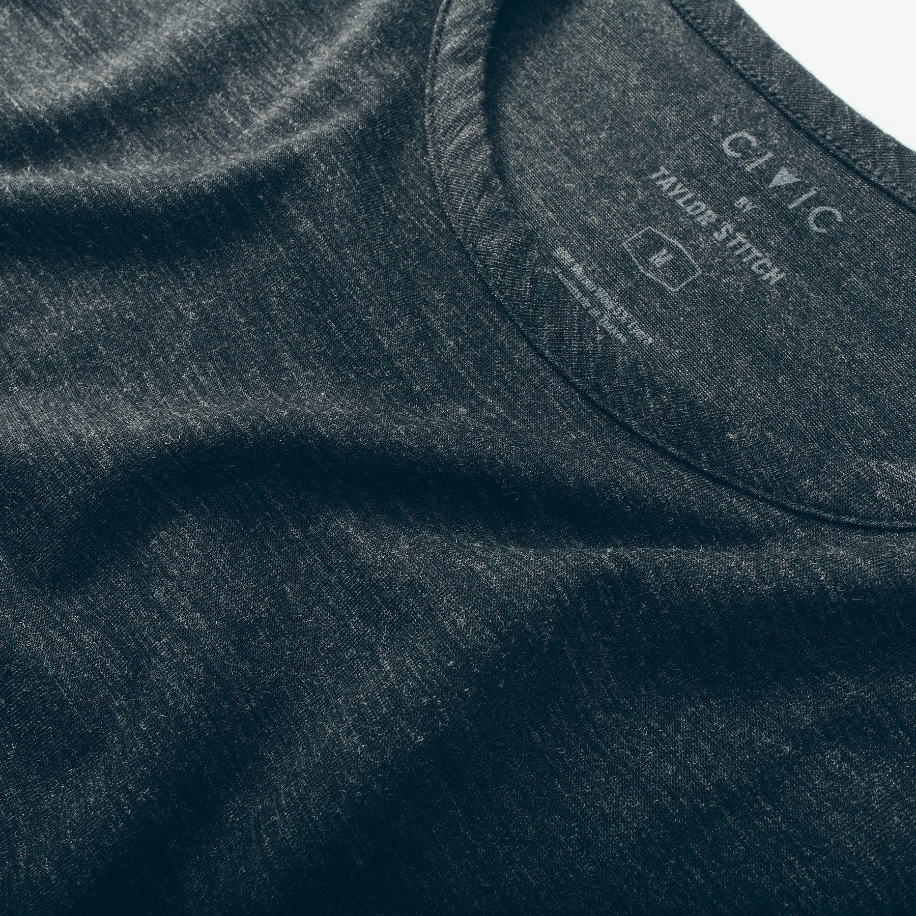 The Antoni Tee in Heather Black sold by Taylor Stitch product image thumbnail 2