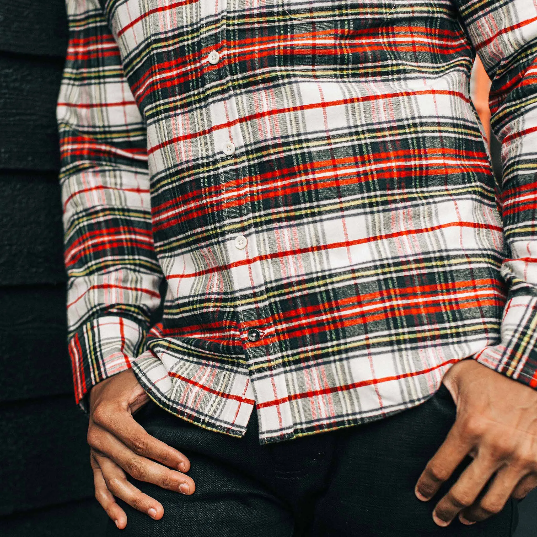 The Yosemite Shirt in White Tartan sold by Taylor Stitch product image thumbnail 5