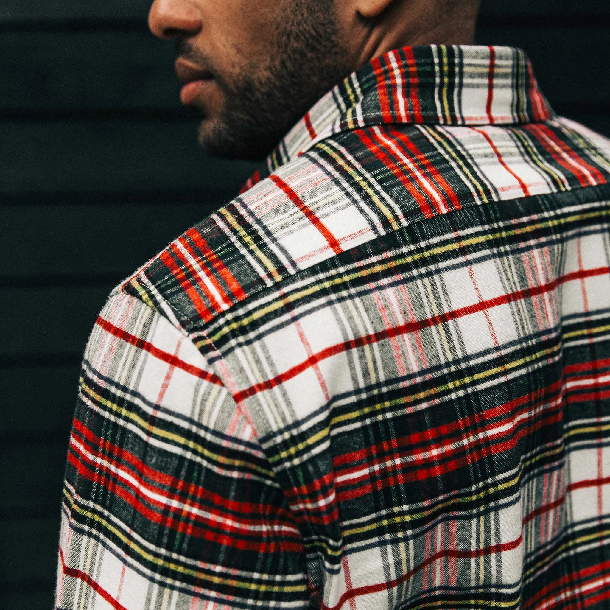 The Yosemite Shirt in White Tartan sold by Taylor Stitch product image thumbnail 3