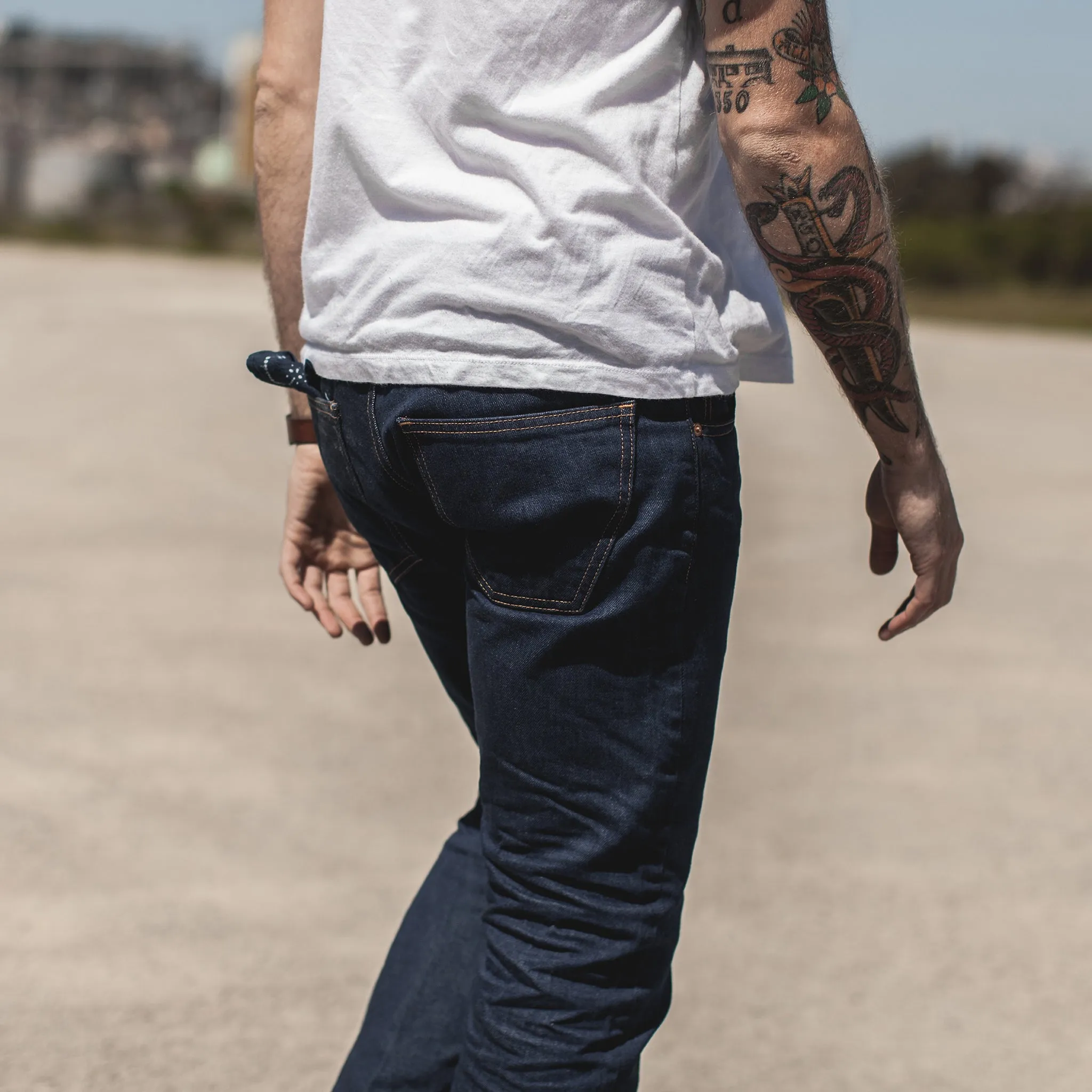 The Slim Jean in 110 Year Denim sold by Taylor Stitch product image thumbnail 3