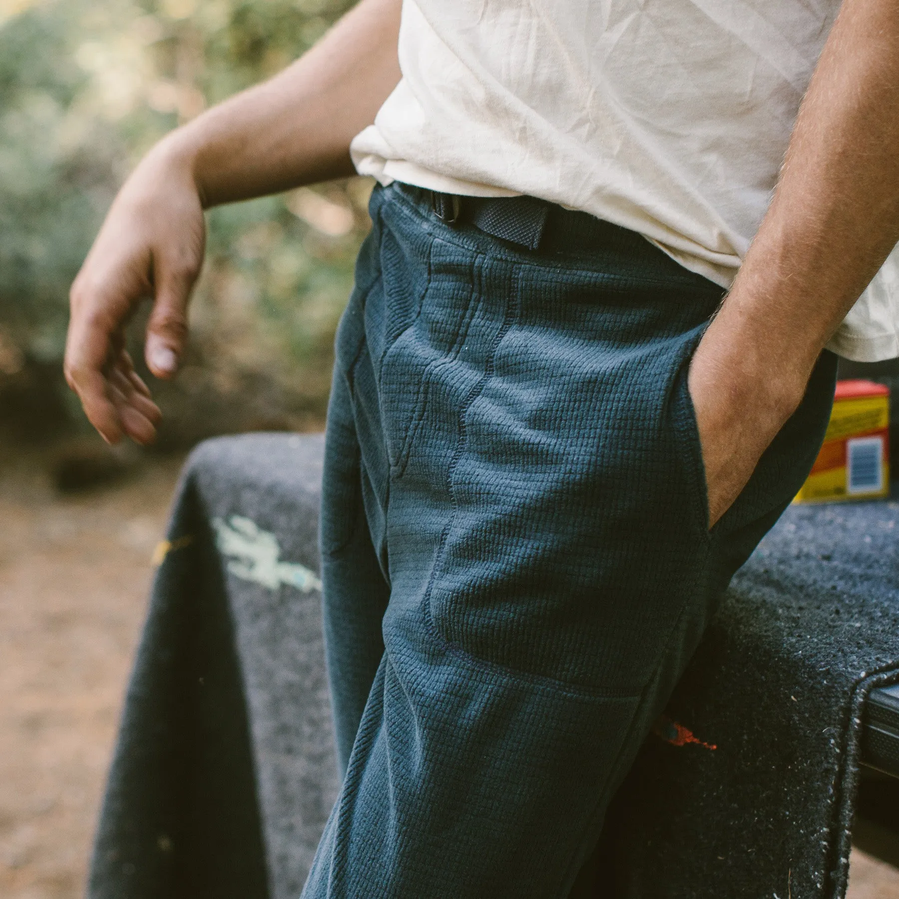 The Pack Pant in Midnight Polartec Fleece sold by Taylor Stitch product image thumbnail 2