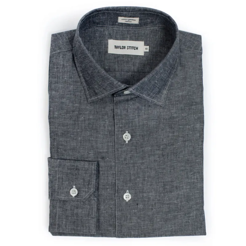 The Hyde in Charcoal Cotton and Linen sold by Taylor Stitch