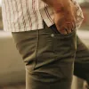 The Slim All Day Pant in Olive Bedford Cord sold by Taylor Stitch