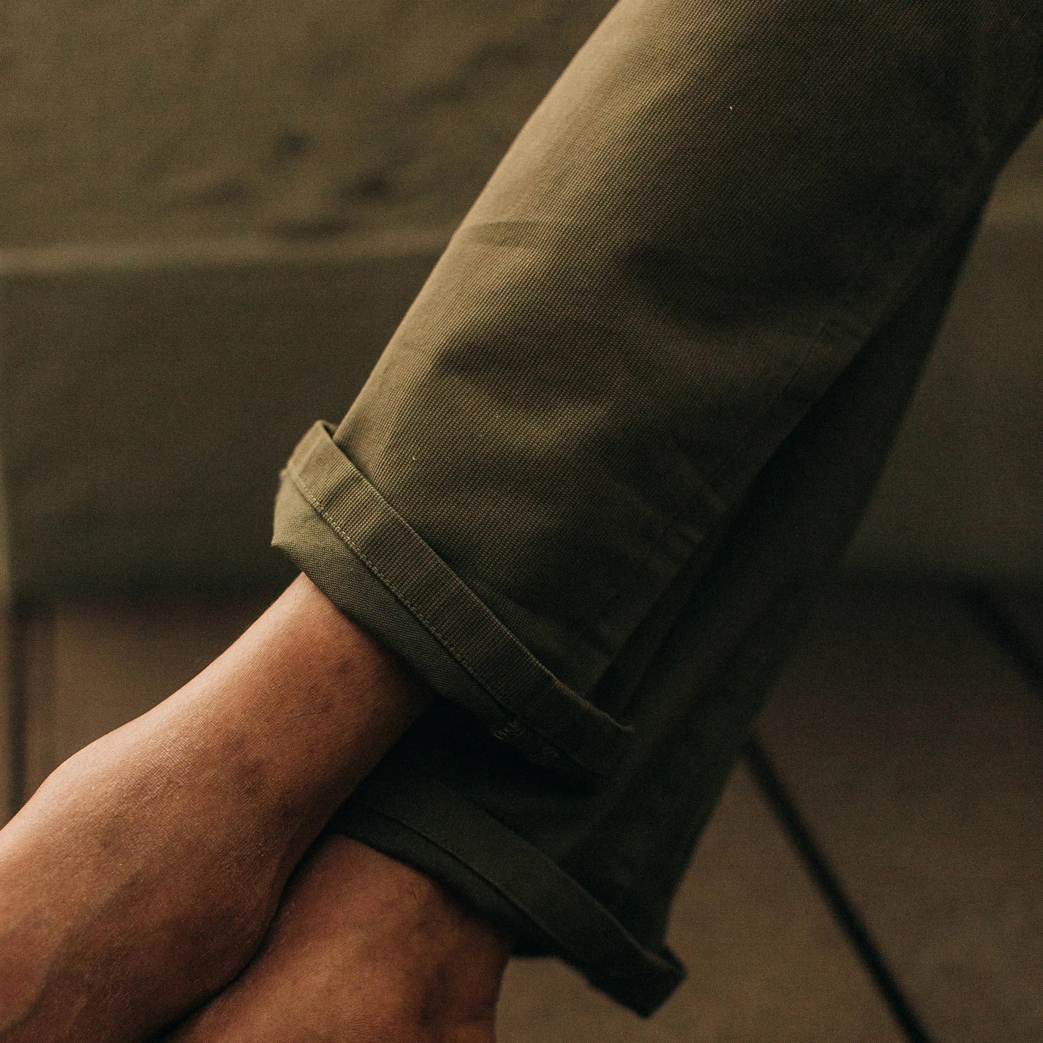 The Slim All Day Pant in Olive Bedford Cord sold by Taylor Stitch product image thumbnail 4