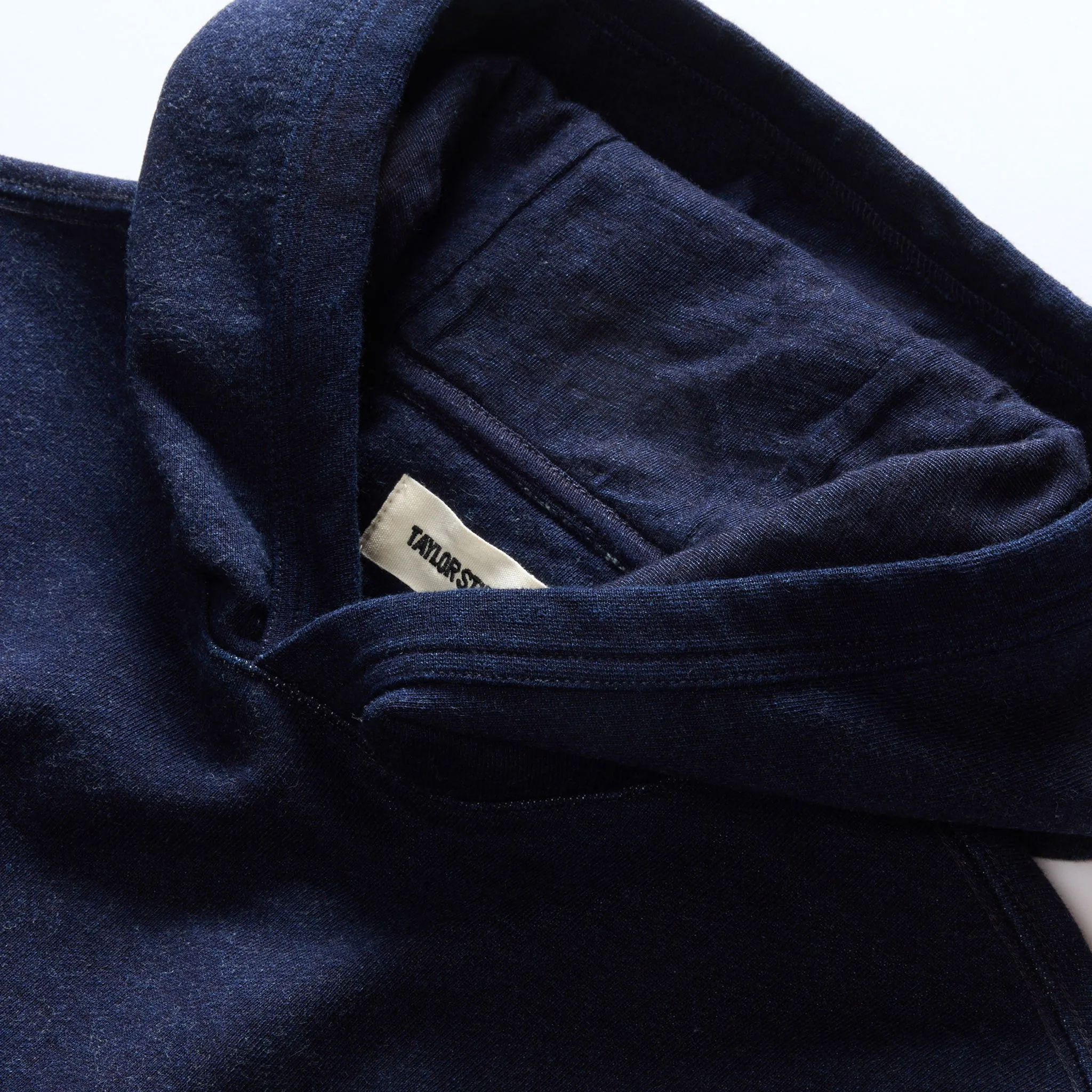 The Apres Hoodie in Rinsed Indigo Terry sold by Taylor Stitch product image thumbnail 5