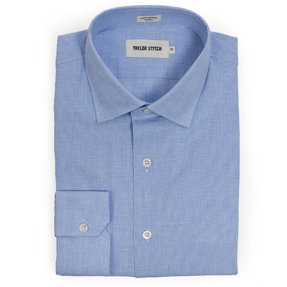 The Hyde in Mini Houndstooth Cotton and Linen sold by Taylor Stitch