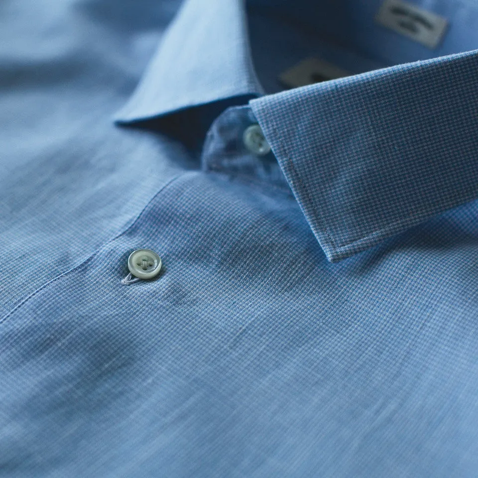 The Hyde in Mini Houndstooth Cotton and Linen sold by Taylor Stitch product image thumbnail 2