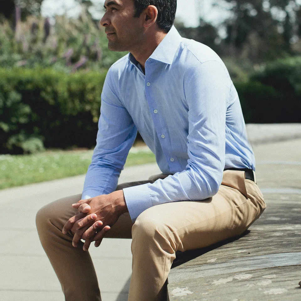 The Hyde in Mini Houndstooth Cotton and Linen sold by Taylor Stitch product image thumbnail 3