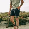 The Apres Short in Dark Navy Pinwale sold by Taylor Stitch