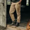 The Democratic Foundation Pant in Organic Khaki sold by Taylor Stitch