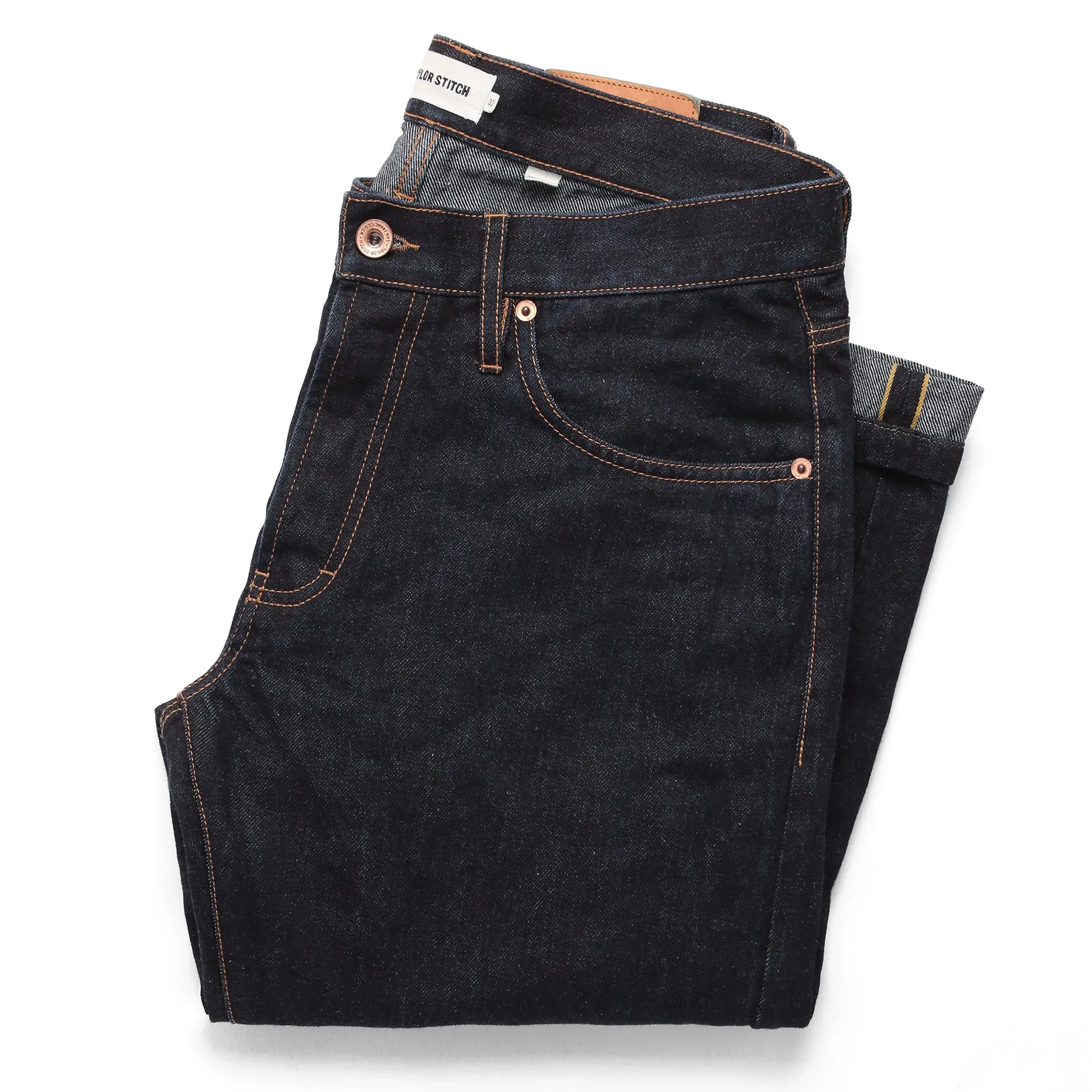 The Democratic Jean in Sol Selvage sold by Taylor Stitch