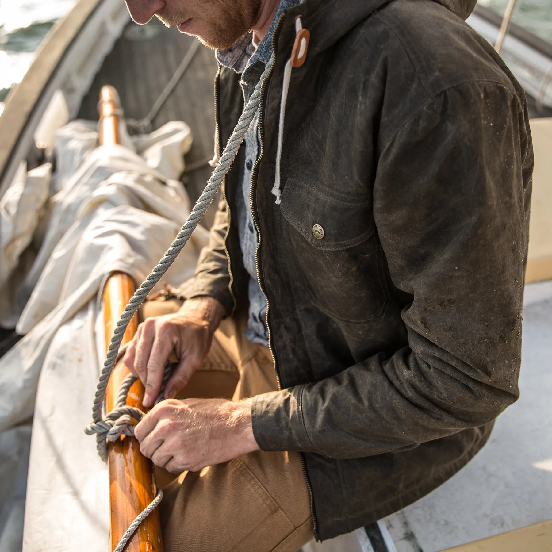 The Winslow Parka in Olive sold by Taylor Stitch product image thumbnail 5