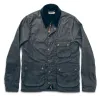 The Rover Jacket in Slate Waxed Canvas sold by Taylor Stitch