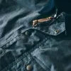 The Rover Jacket in Slate Waxed Canvas sold by Taylor Stitch