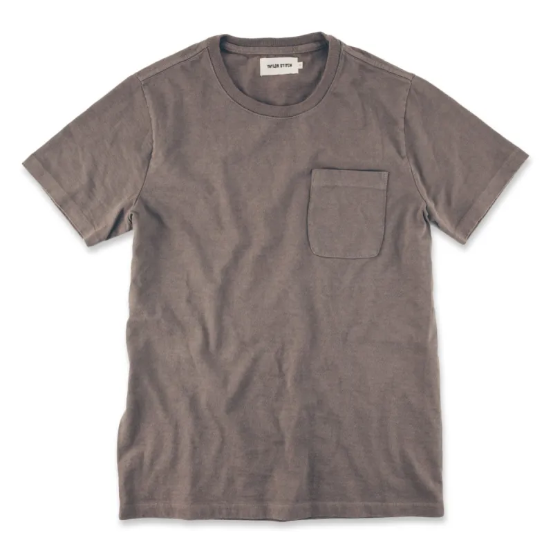 The Heavy Bag Tee in Slate ('16) sold by Taylor Stitch