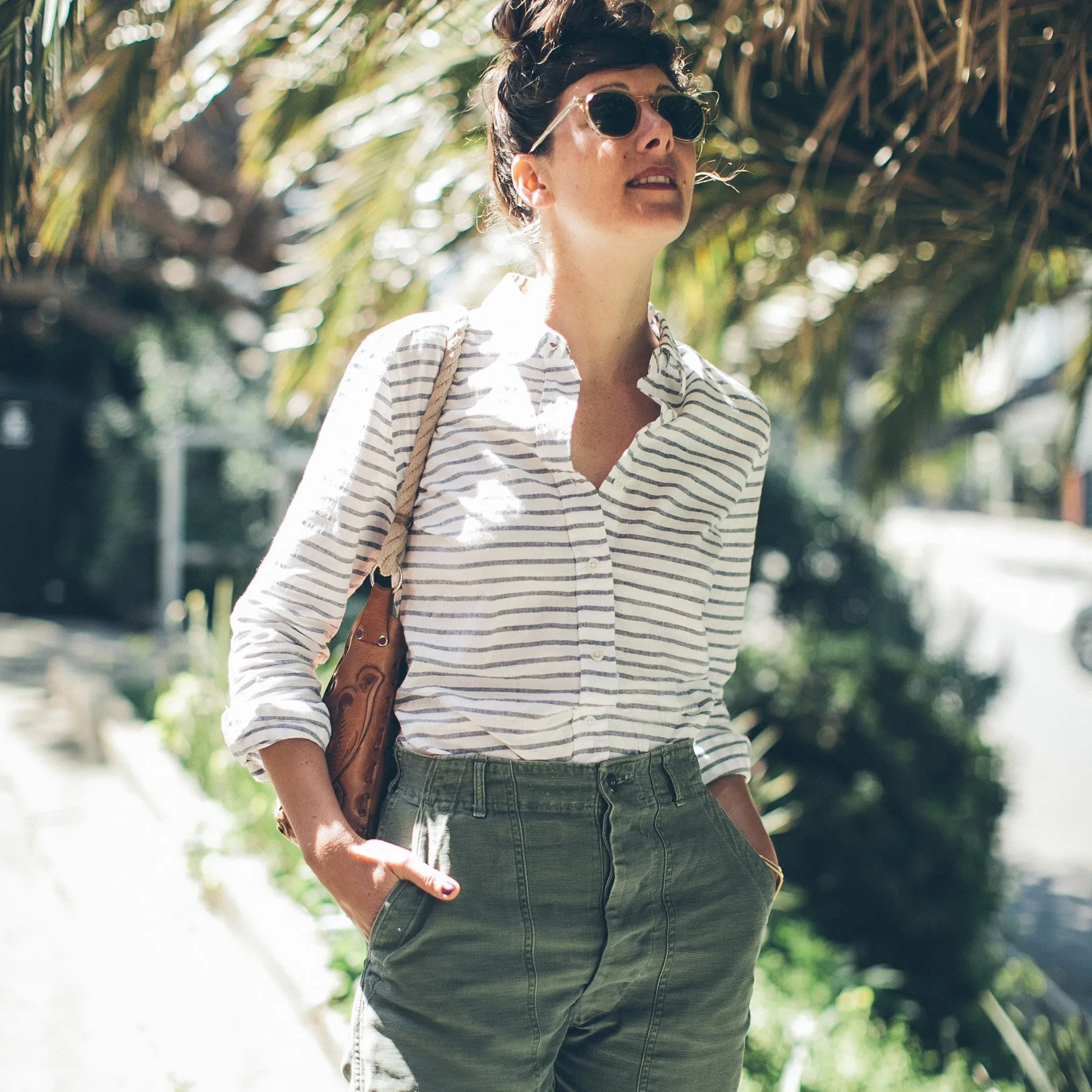 The Katherine in Indigo Stripe sold by Taylor Stitch product image thumbnail 2