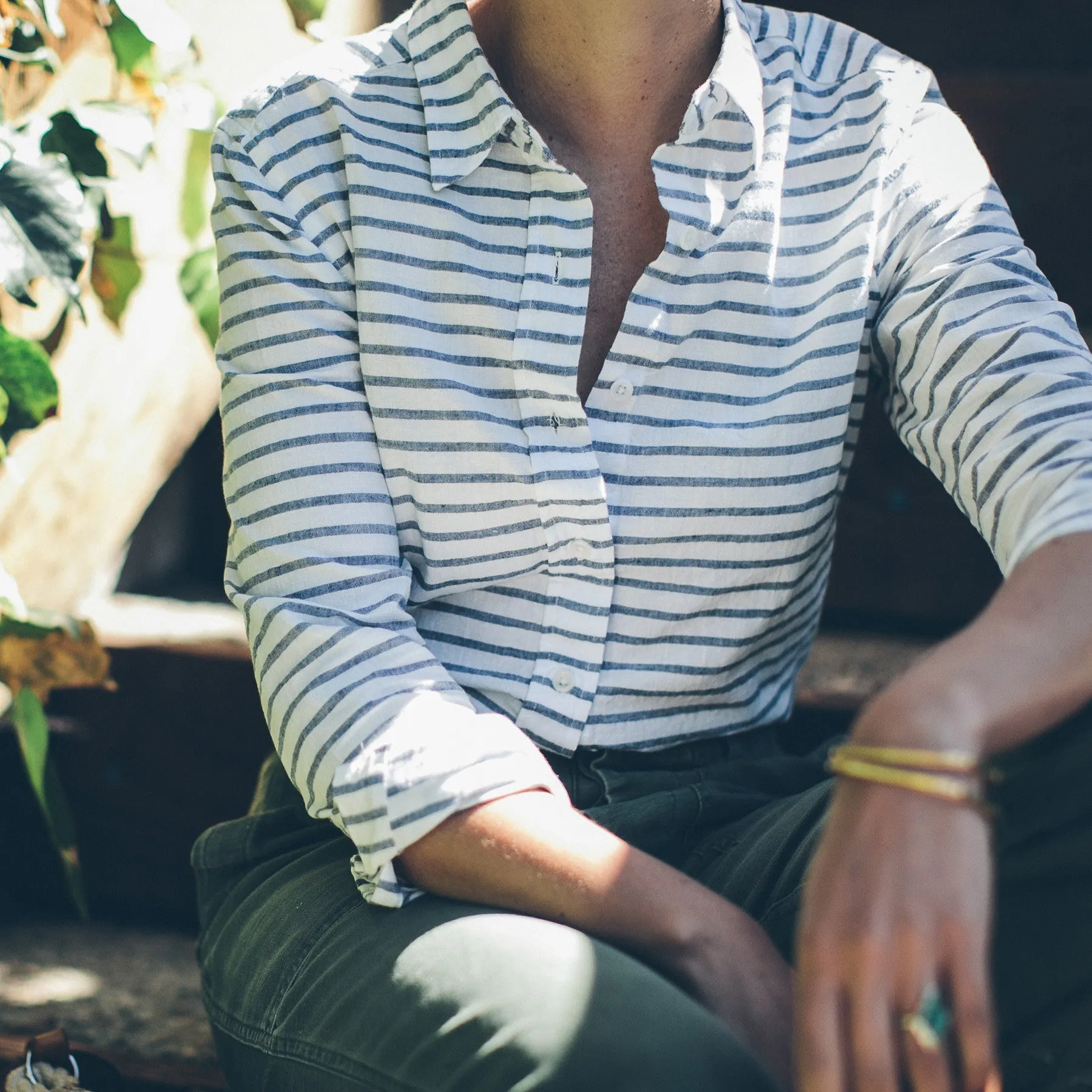 The Katherine in Indigo Stripe sold by Taylor Stitch product image thumbnail 4