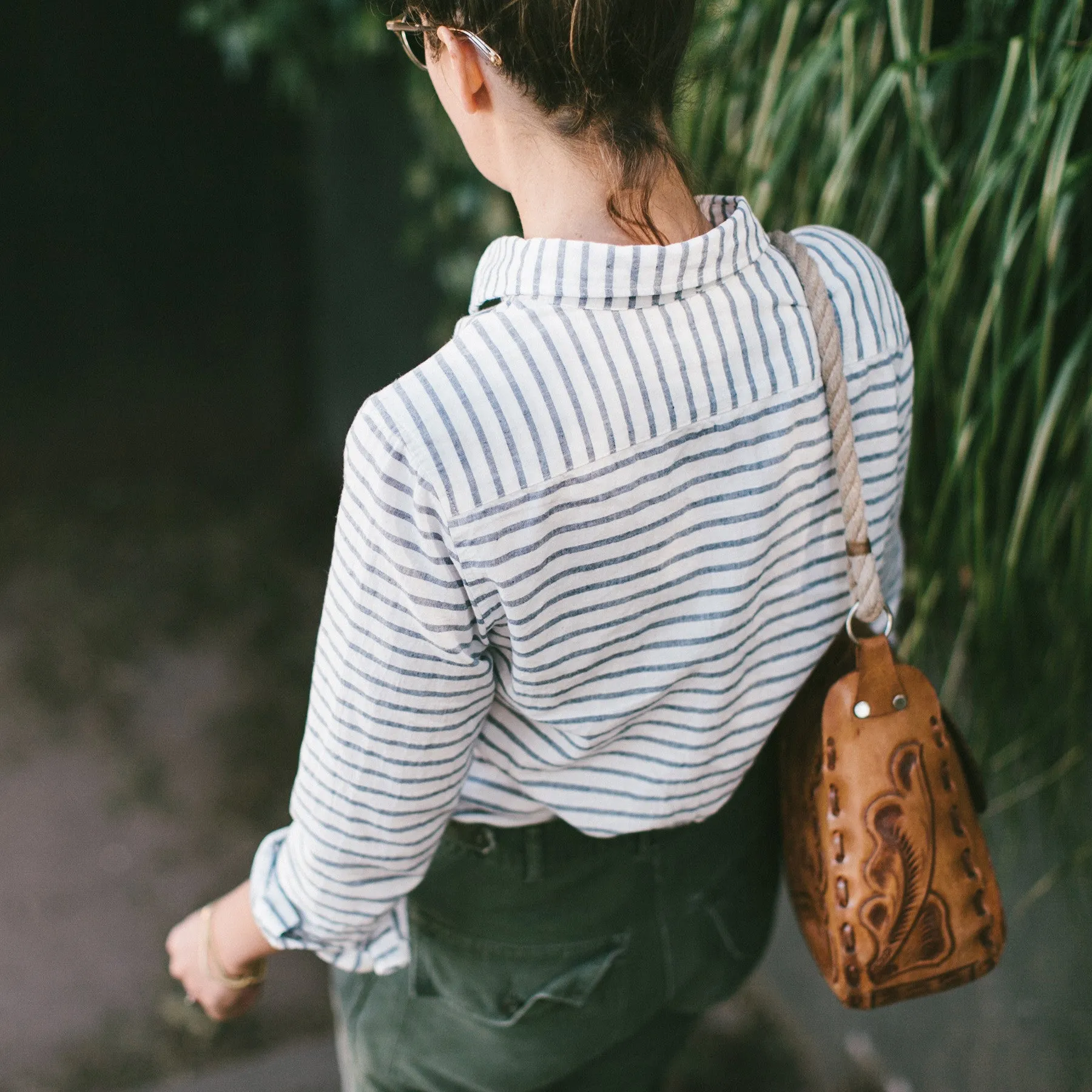 The Katherine in Indigo Stripe sold by Taylor Stitch product image thumbnail 5