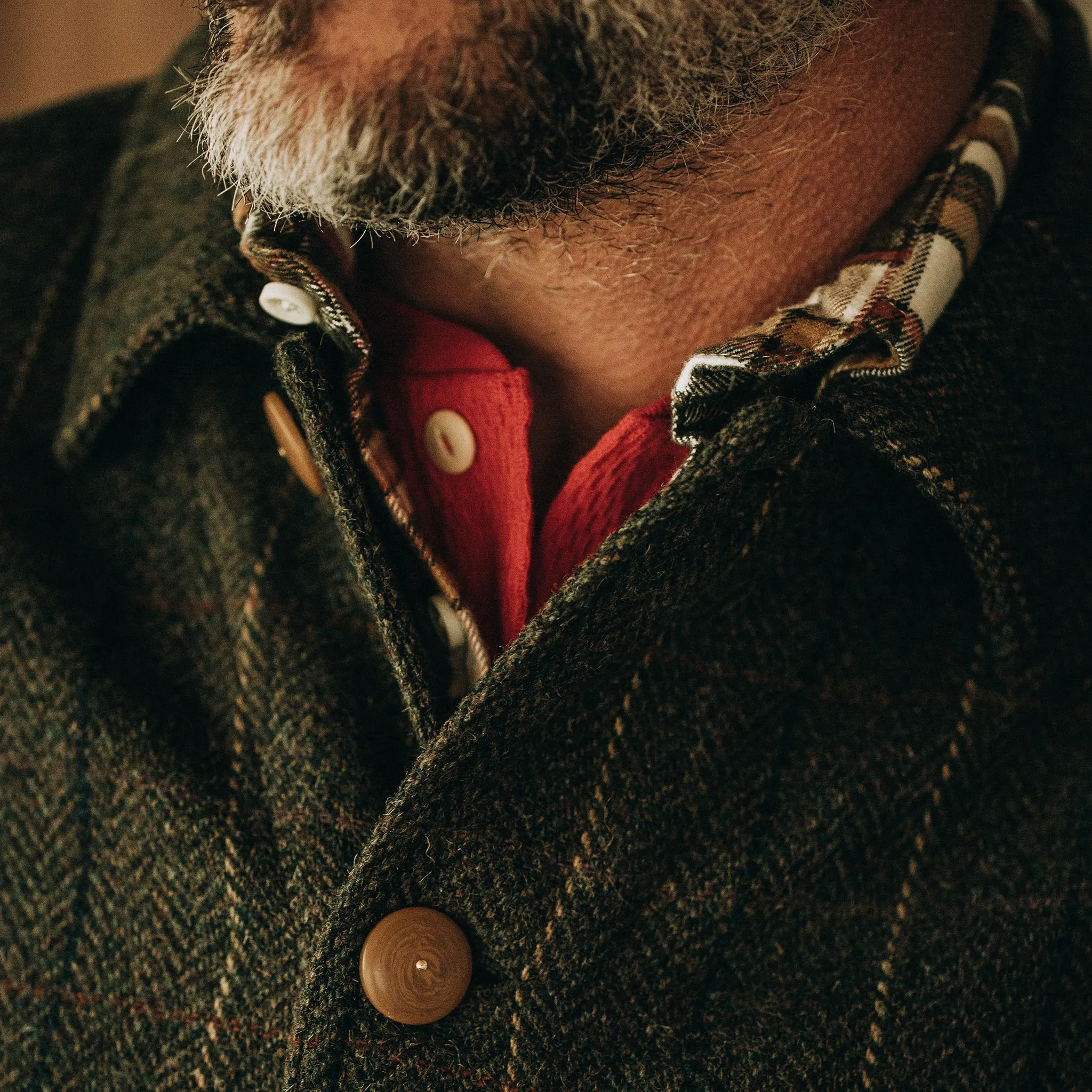 The Ojai Jacket in Olive Tweed Herringbone sold by Taylor Stitch product image thumbnail 4