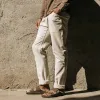 The Camp Pant in Natural Reverse Sateen sold by Taylor Stitch