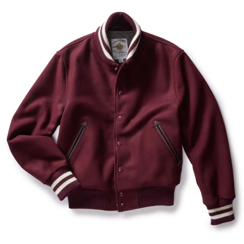 Taylor Stitch The Portola Bomber in Midnight Merino | Parallel