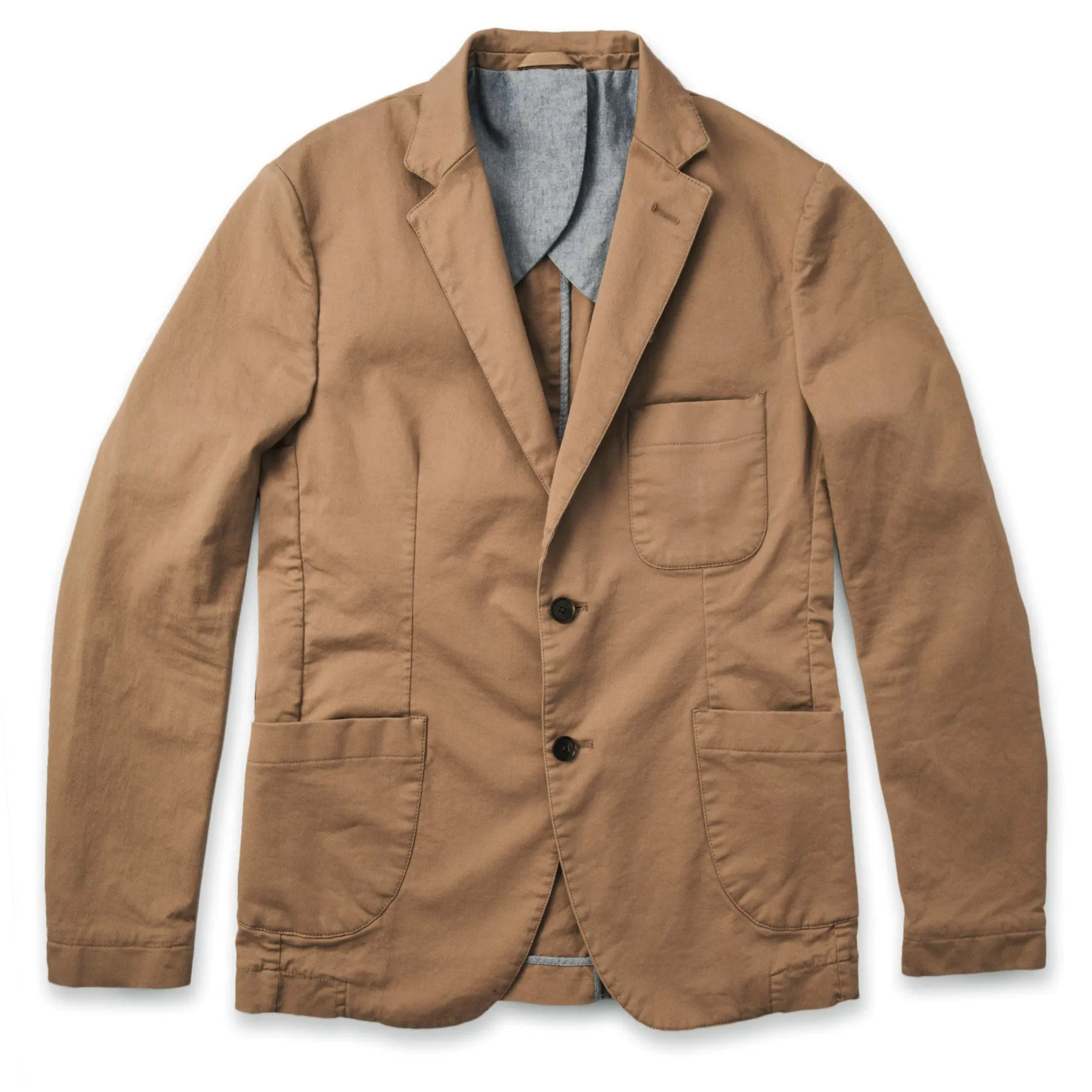The Telegraph Jacket in Sea Washed Khaki sold by Taylor Stitch