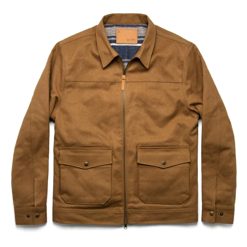 The Mechanic Jacket in British Khaki Boss Duck sold by Taylor Stitch