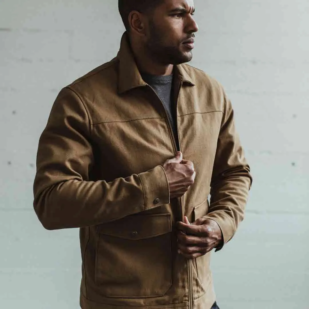 The Mechanic Jacket in British Khaki Boss Duck sold by Taylor Stitch product image thumbnail 5