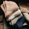 The Waffle Sock in Navy sold by Taylor Stitch