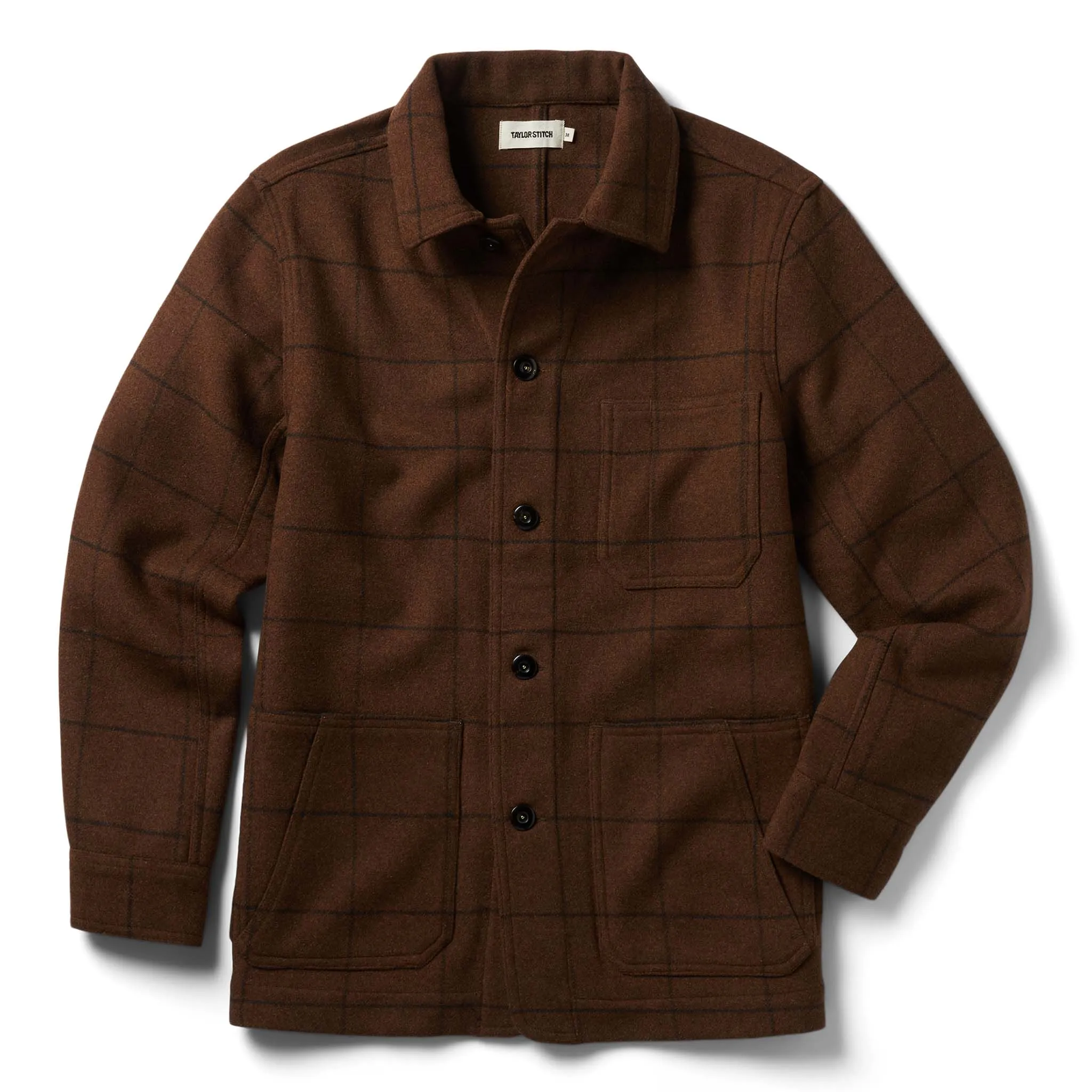 ジャケット・アウター WOOL LIKE CHECK JACKET The Ojai Jacket in Ginger Check Wool | Parallel