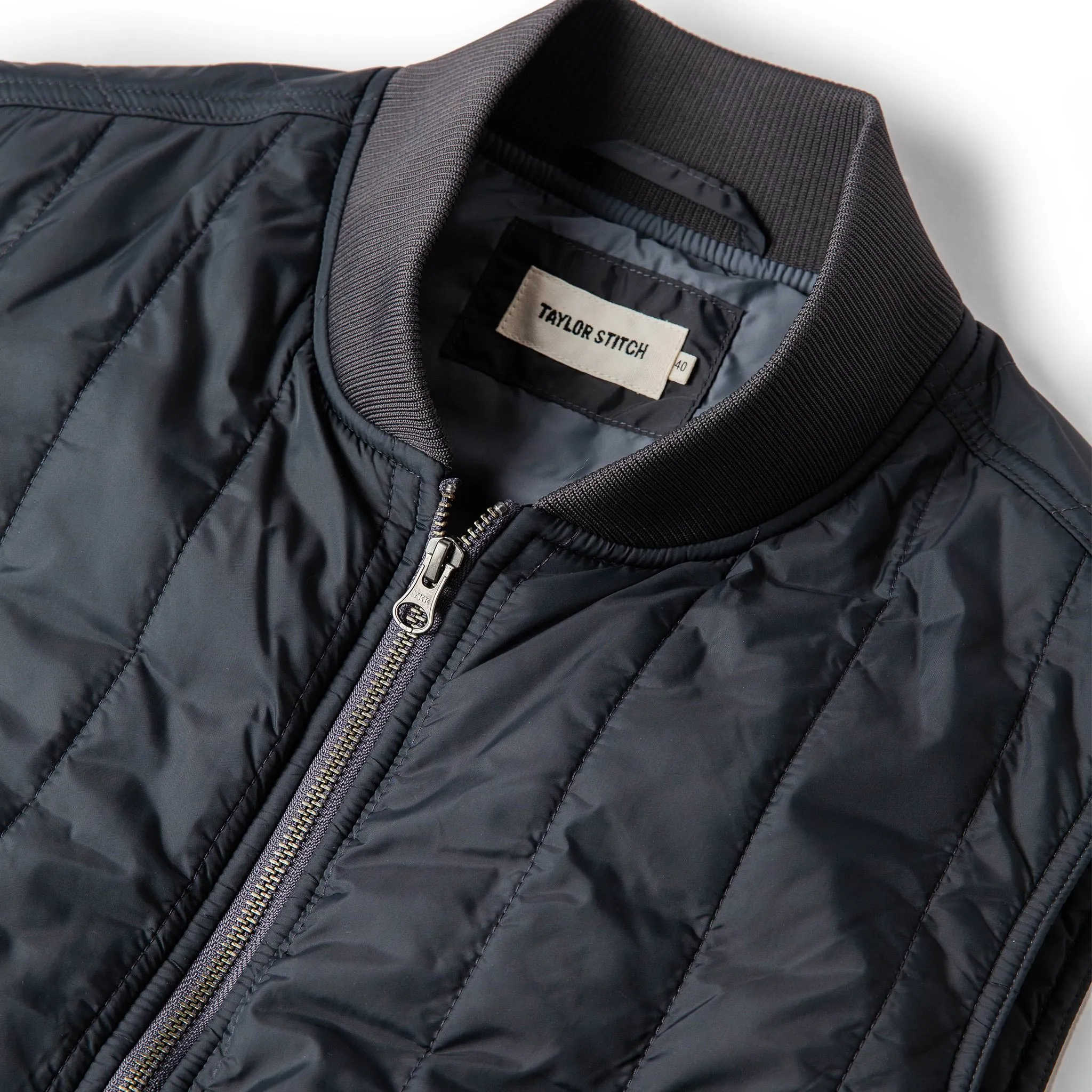 The Able Vest in Quilted Charcoal sold by Taylor Stitch product image thumbnail 5