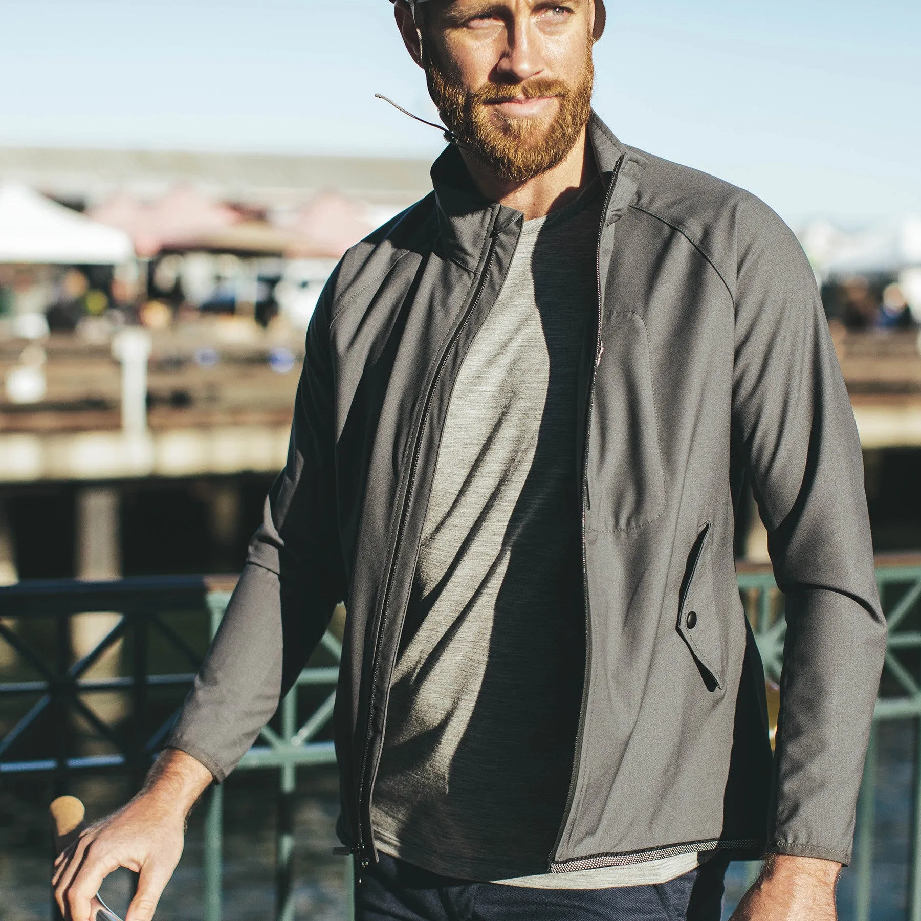 The Alvar Jacket in Steel sold by Taylor Stitch product image thumbnail 2