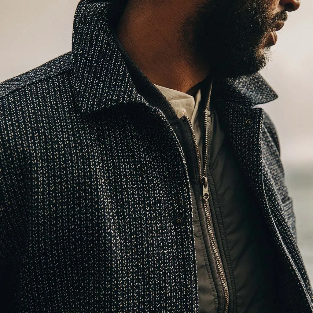 The Decker Jacket in Navy Wool Beach Cloth sold by Taylor Stitch product image thumbnail 3