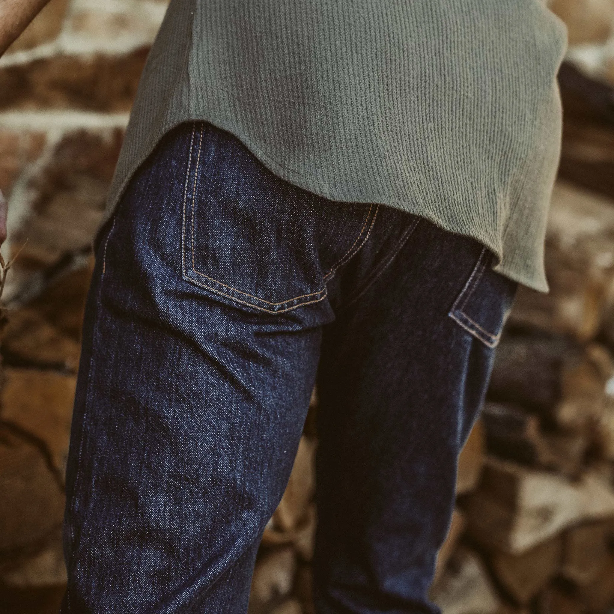The Democratic Jean in 3 Month Rinse Selvage sold by Taylor Stitch product image thumbnail 3