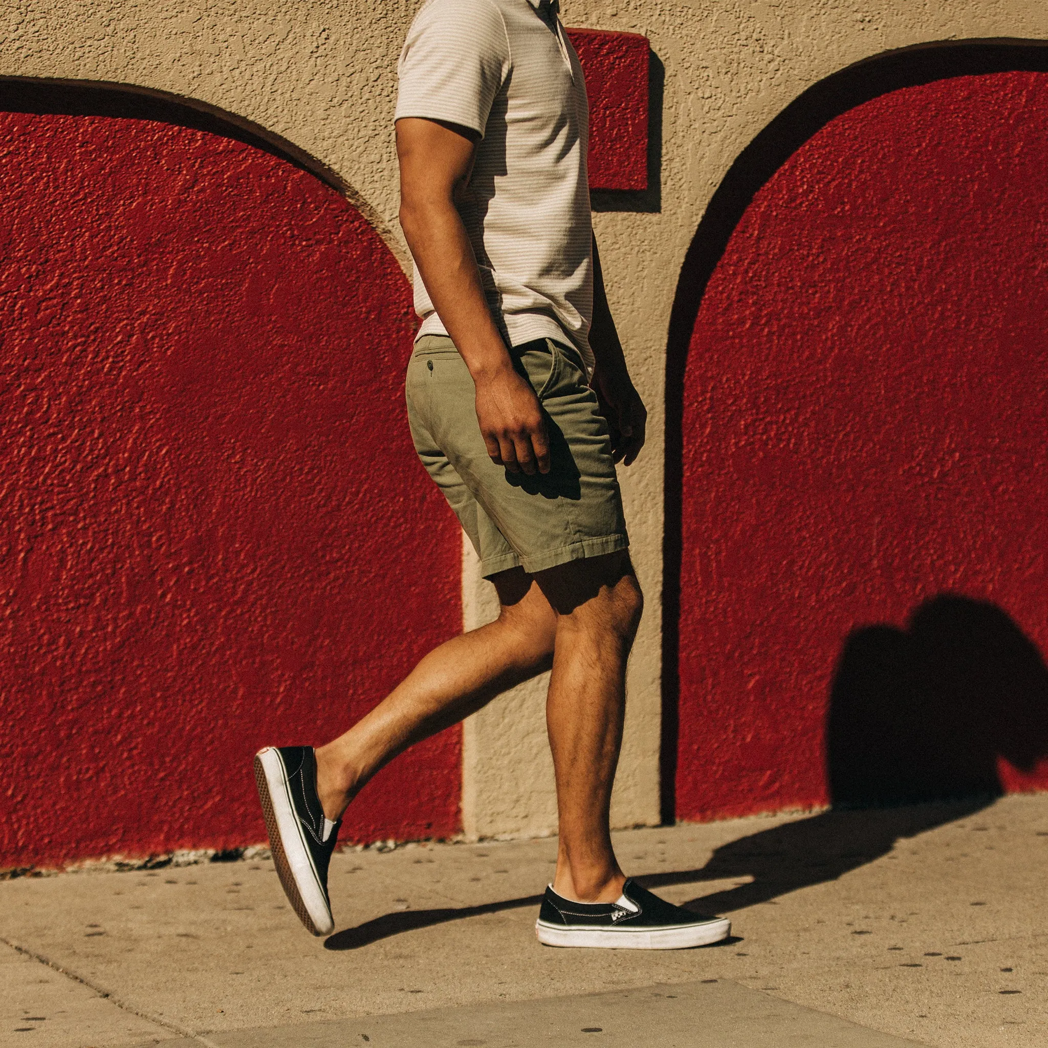 The Foundation Short in Olive Twill sold by Taylor Stitch product image thumbnail 4