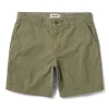 The Foundation Short in Olive Twill sold by Taylor Stitch