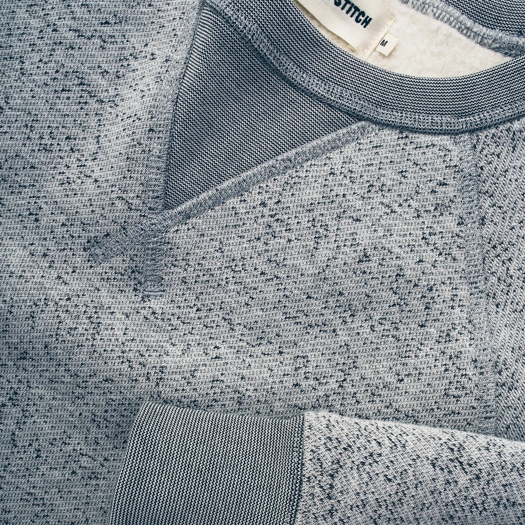 The Crew in White Fleck Fleece sold by Taylor Stitch product image thumbnail 2