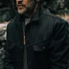 The Long Haul Jacket in Black Selvage sold by Taylor Stitch