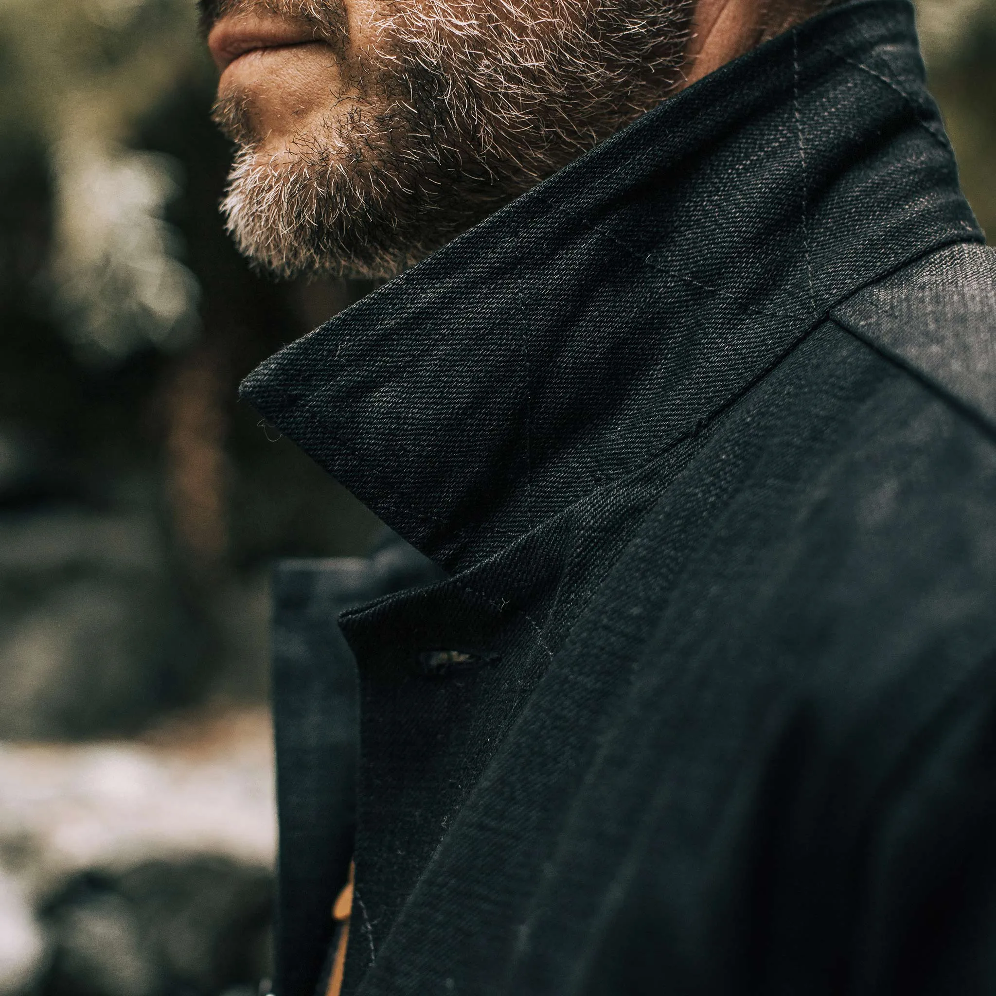 The Long Haul Jacket in Black Selvage sold by Taylor Stitch product image thumbnail 5