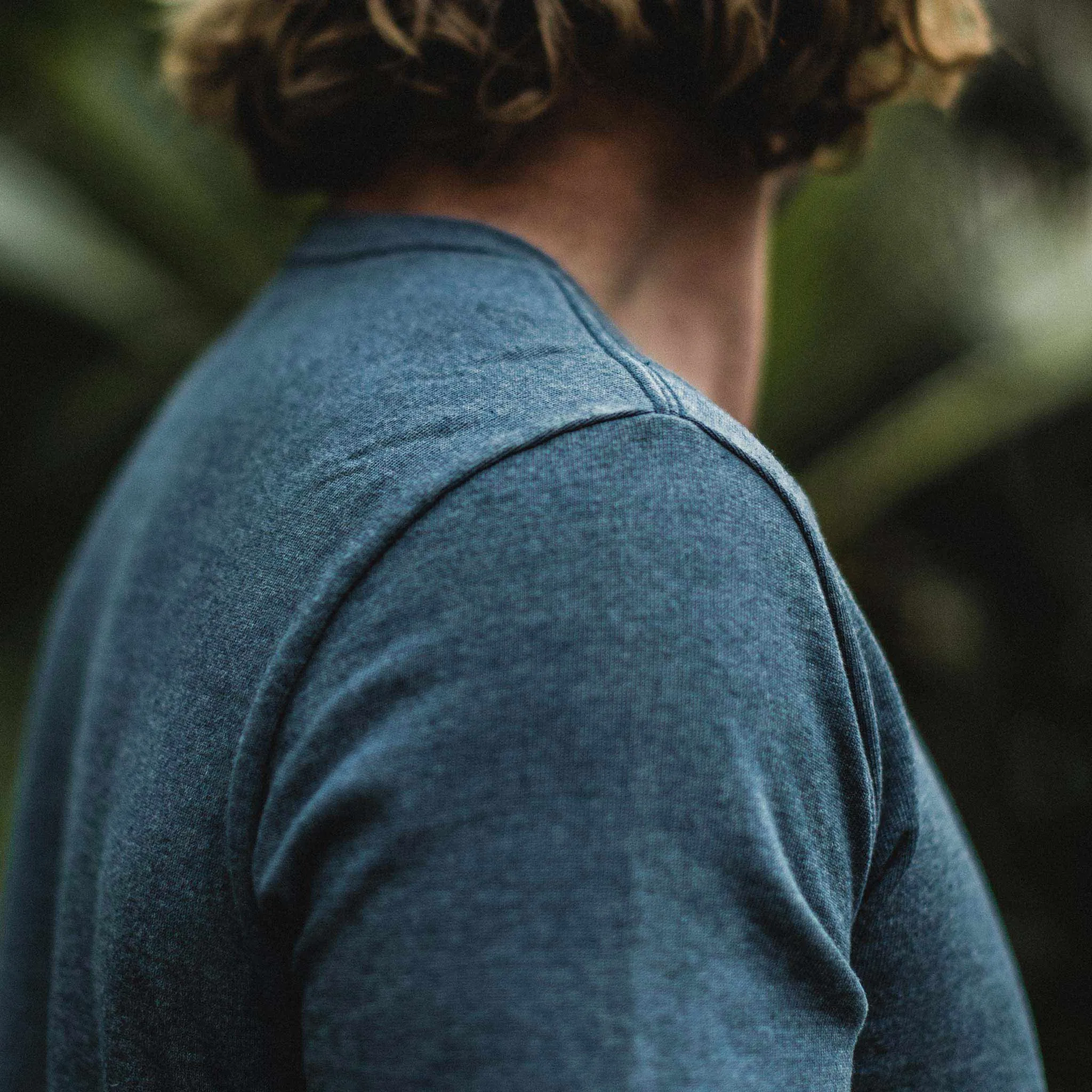 The Heavy Bag Tee in Dusty Blue sold by Taylor Stitch product image thumbnail 5