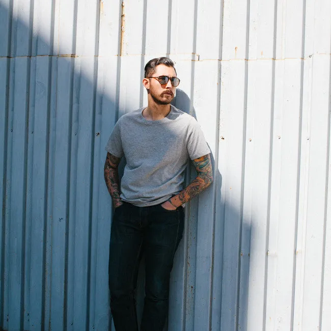 The Crewneck Pocket Tee in Heather Grey sold by Taylor Stitch product image thumbnail 2