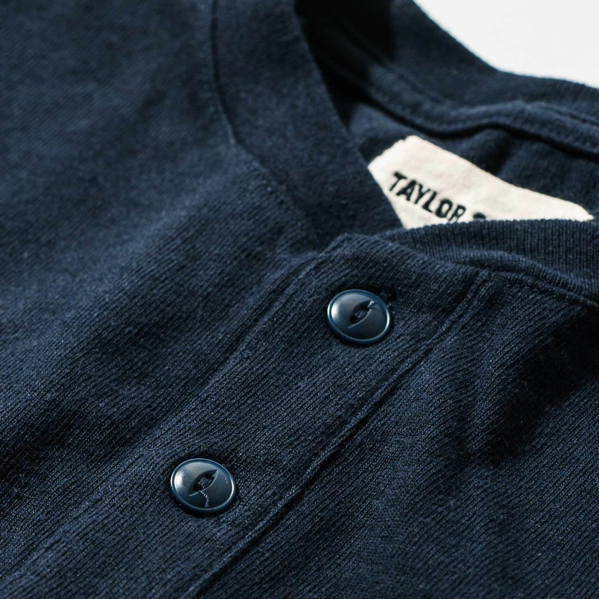 The Heavy Bag Henley in Navy sold by Taylor Stitch product image thumbnail 5