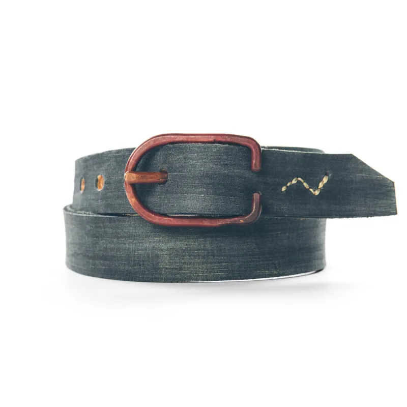 The Cause & Effect Belt in Painted Indigo sold by Taylor Stitch