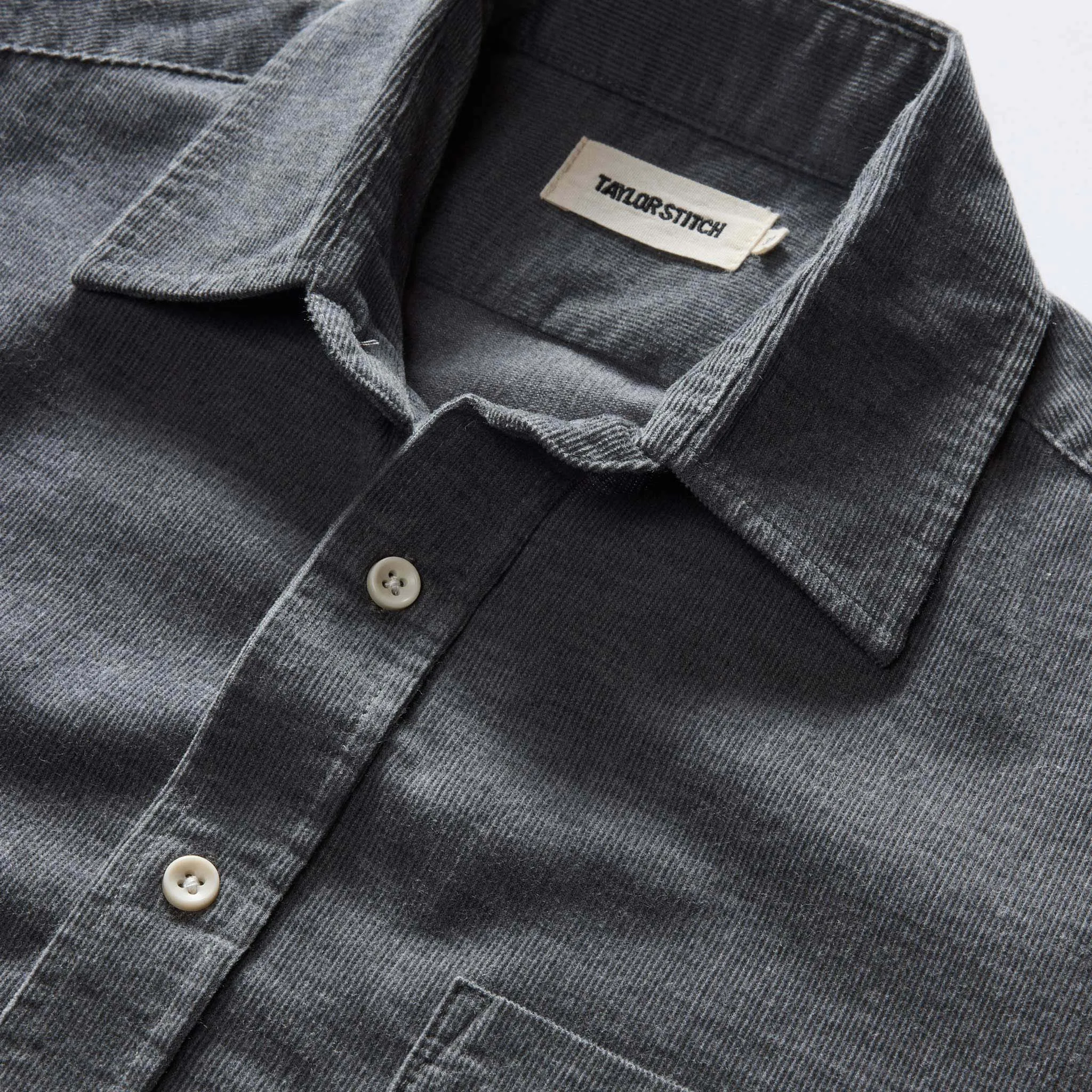 The Short Sleeve California in Heather Slate Cord sold by Taylor Stitch product image thumbnail 5