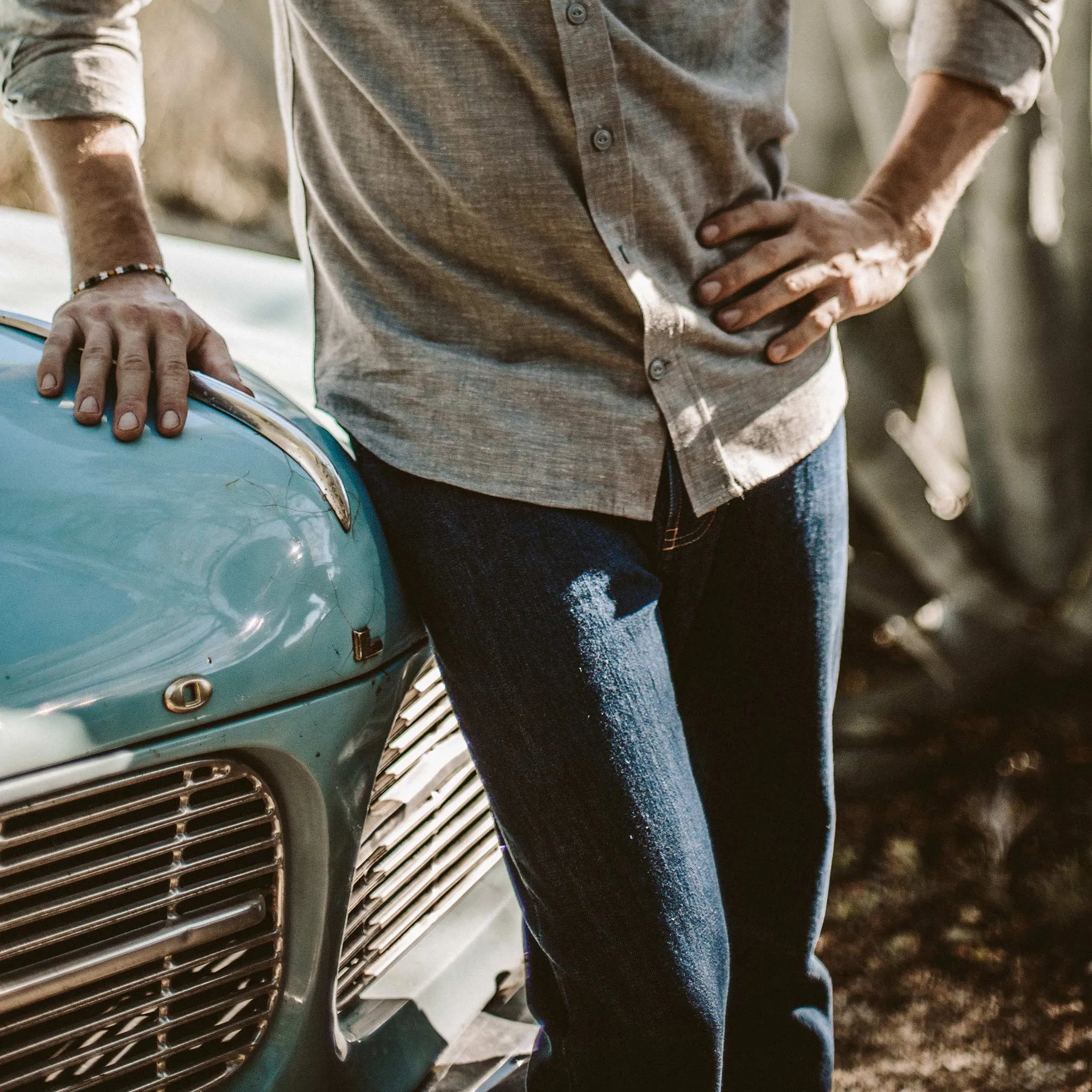 The Slim Jean in 3 Month Rinse Selvage sold by Taylor Stitch product image thumbnail 3