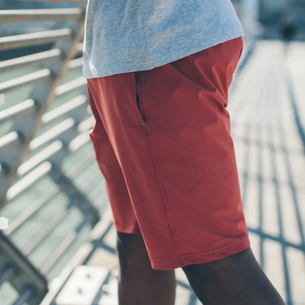The Myles Everyday Short in Rust sold by Taylor Stitch product image thumbnail 4