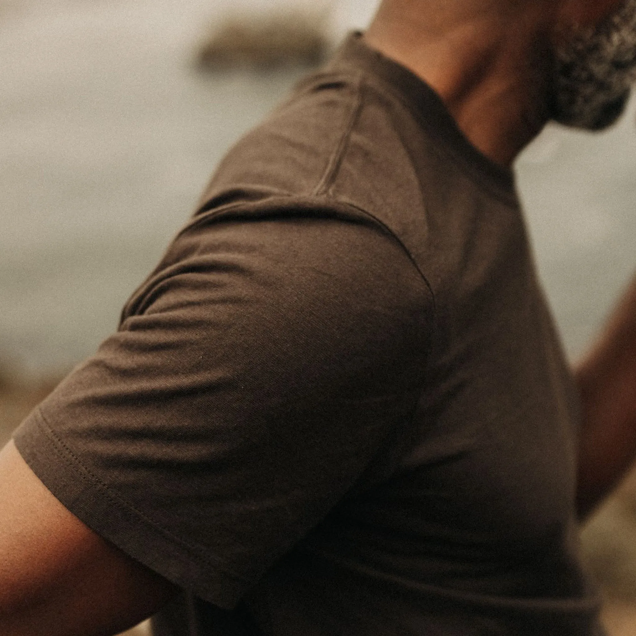 The Cotton Hemp Tee in Soil sold by Taylor Stitch product image thumbnail 3