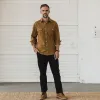 The Yosemite Shirt in British Khaki sold by Taylor Stitch