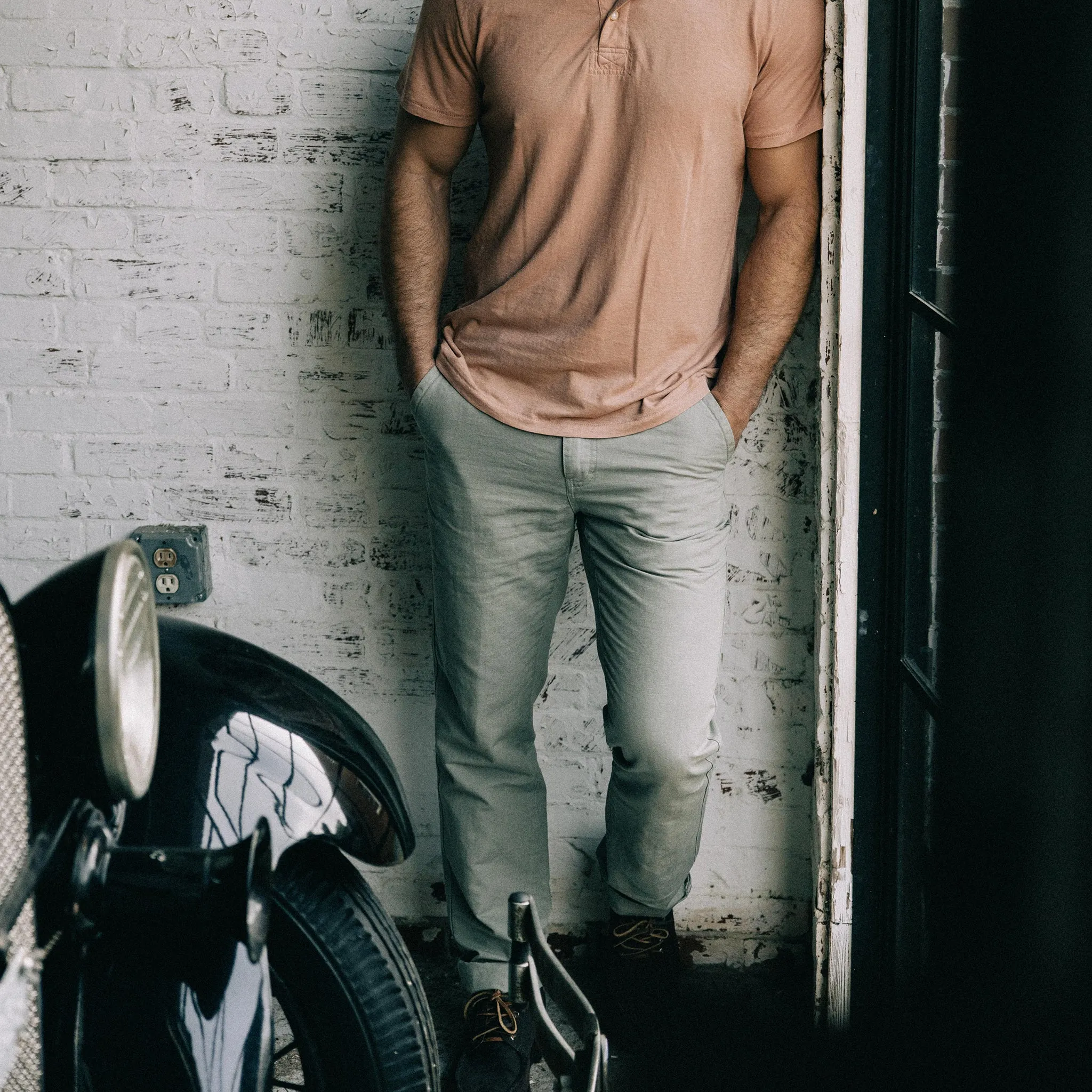 The Morse Pant in Sagebrush Slub sold by Taylor Stitch product image thumbnail 3