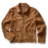 The James Jacket in Vintage Tan Suede sold by Taylor Stitch